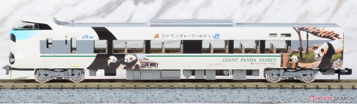 [Limited Edition] J.R. Limited Express Series 287 (Panda Kuroshio, Smile Adventure Train, New Logo) (6-Car Set) (Model Train) Item picture2