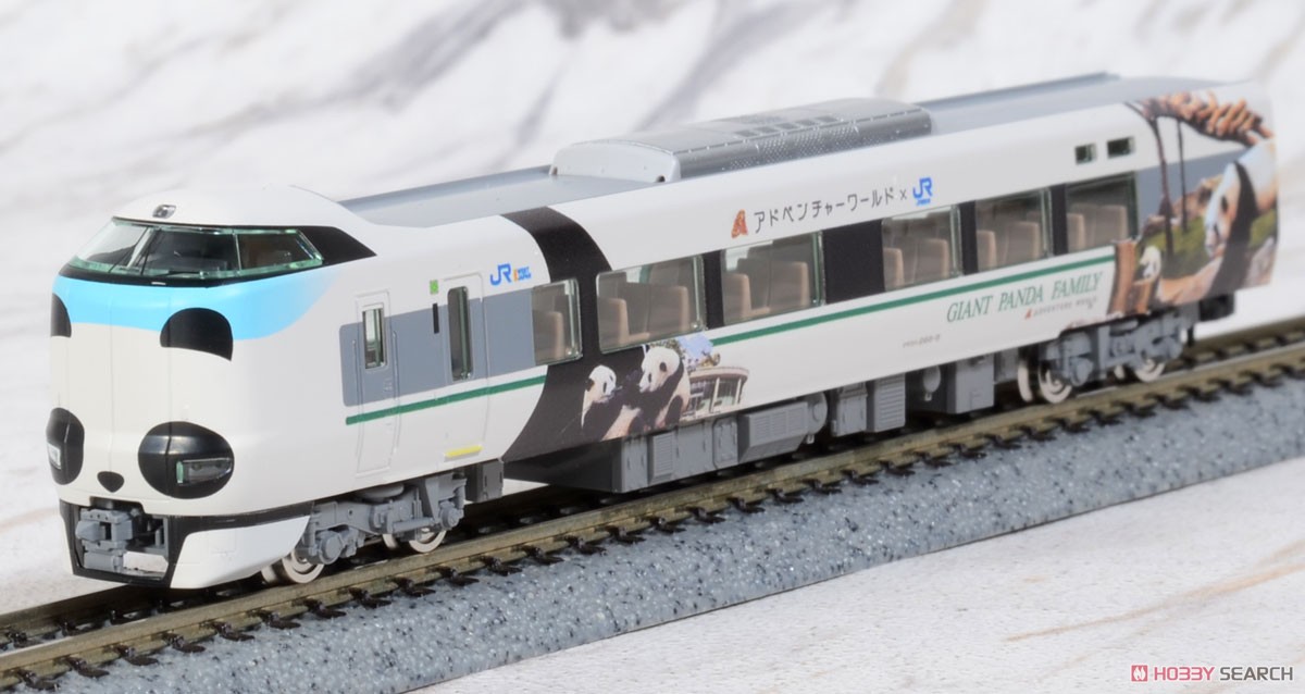 [Limited Edition] J.R. Limited Express Series 287 (Panda Kuroshio, Smile Adventure Train, New Logo) (6-Car Set) (Model Train) Item picture3