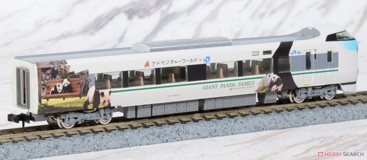 [Limited Edition] J.R. Limited Express Series 287 (Panda Kuroshio, Smile Adventure Train, New Logo) (6-Car Set) (Model Train) Item picture4