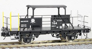 1/80(HO) [Limited Edition] J.N.R. HI724 (Type HI600) Freight Car (Pre-colored Completed) (Model Train)