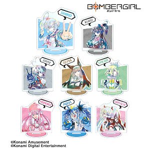 Bomber Girl Trading Ani-Art Acrylic Stand (Set of 8) (Anime Toy)