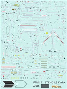 F/RF-4E PhantomII Stencils Decal (Decal)