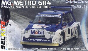 Belkits No.15 MG Metro 6R4 Rallye Monte Carlo 1986 Malcolm Wilson/Nigel Harris (Model Car)