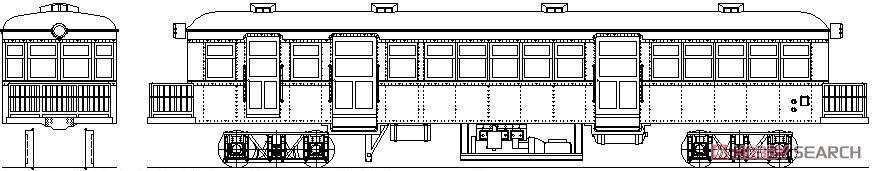 16番(HO) 荷物デッキ付き気動車 Aタイプキット (組み立てキット) (鉄道模型) その他の画像1