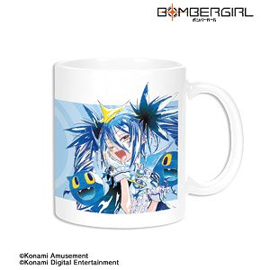 Bomber Girl Aqua Ani-Art Mug Cup (Anime Toy)