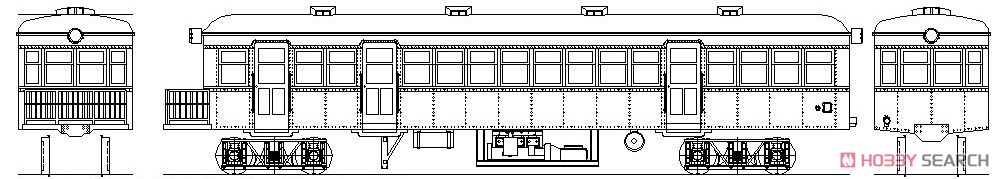 16番(HO) 荷物デッキ付き気動車 Cタイプキット (組み立てキット) (鉄道模型) その他の画像1
