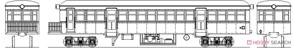 16番(HO) 荷物デッキ付き気動車 Dタイプキット (組み立てキット) (鉄道模型) その他の画像1