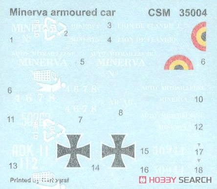 Minerva Armoured Car (Plastic model) Contents4