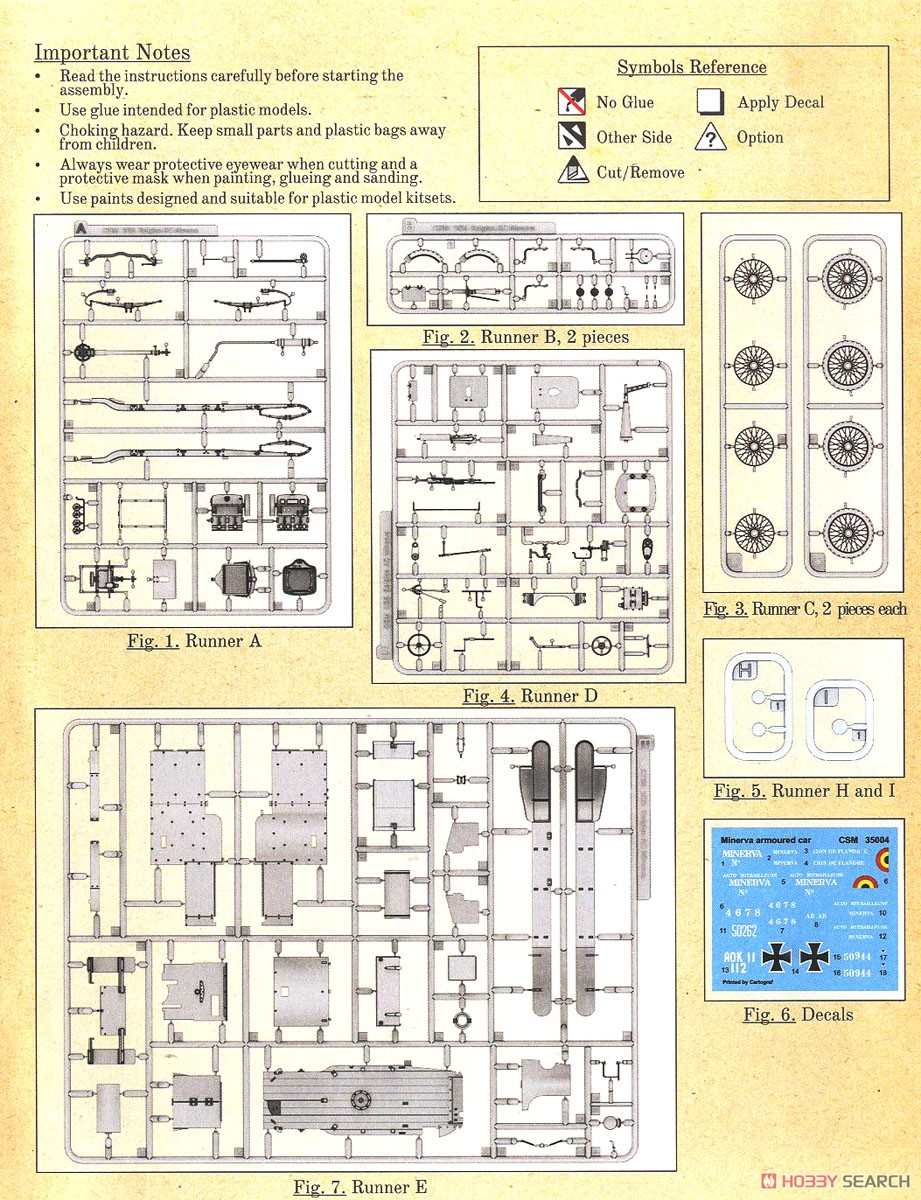 Minerva Armoured Car (Plastic model) Assembly guide12