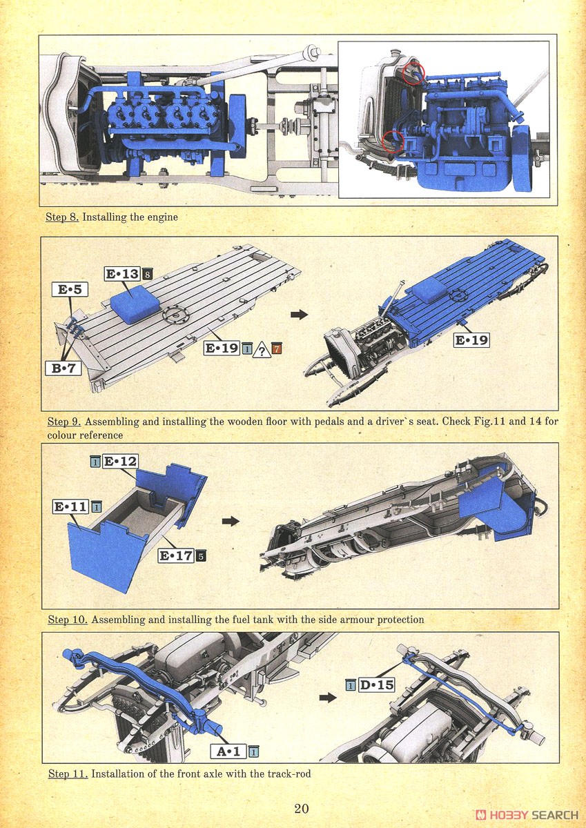 Minerva Armoured Car (Plastic model) Assembly guide3