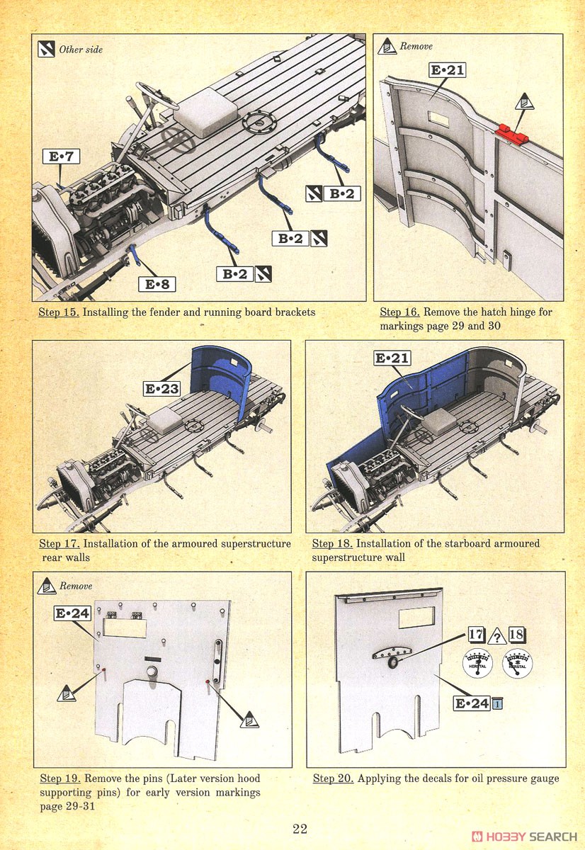 Minerva Armoured Car (Plastic model) Assembly guide5