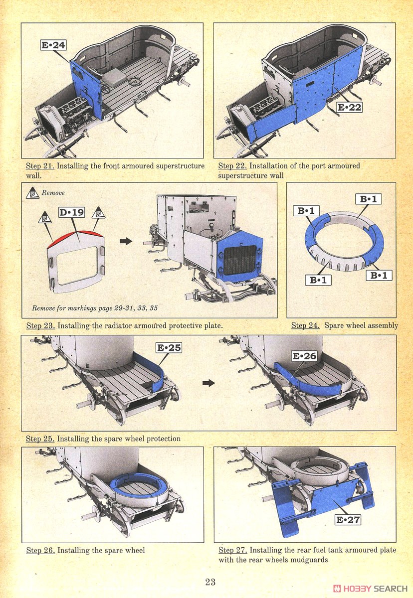 Minerva Armoured Car (Plastic model) Assembly guide6