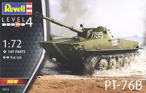 Soviet PT-76B (Plastic model)