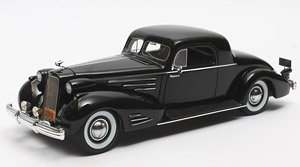 キャデラック V16 シリーズ90 フリートウッド クーペ 1937 ブラック (ミニカー)