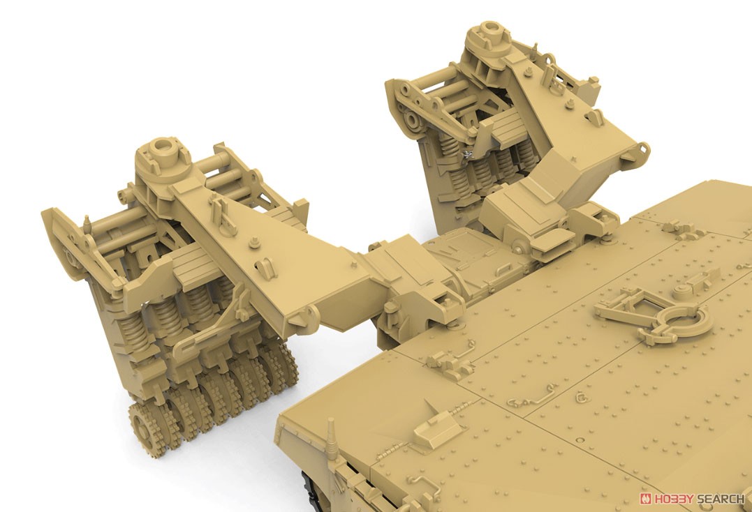 イスラエル主力戦車 メルカバ Mk.4/4 LIC w/NOCHRI-KAL 地雷処理システム搭載 (プラモデル) その他の画像3