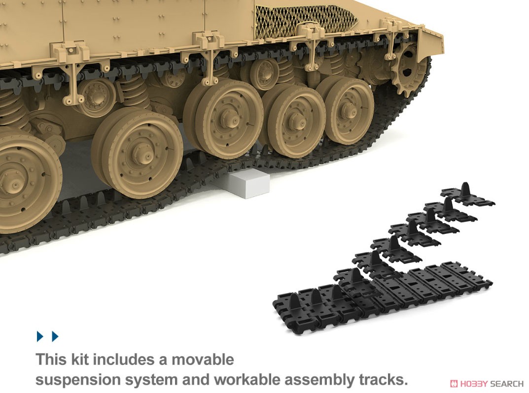 イスラエル主力戦車 メルカバ Mk.4/4 LIC w/NOCHRI-KAL 地雷処理システム搭載 (プラモデル) その他の画像6