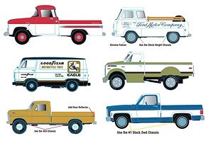 Auto-Trucks Release 63 (Set of 6) (Diecast Car)