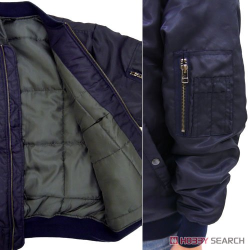 Mobile Suit Gundam E.F.S.F. MA-1 Jacket Navy S (Anime Toy) Item picture3