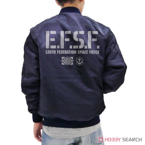 Mobile Suit Gundam E.F.S.F. MA-1 Jacket Navy S (Anime Toy) Other picture1