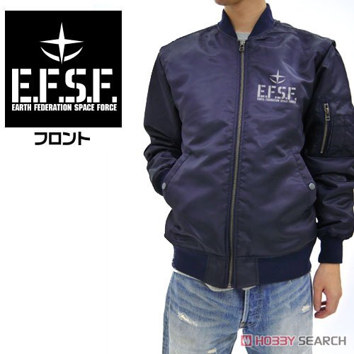 Mobile Suit Gundam E.F.S.F. MA-1 Jacket Navy S (Anime Toy) Other picture2