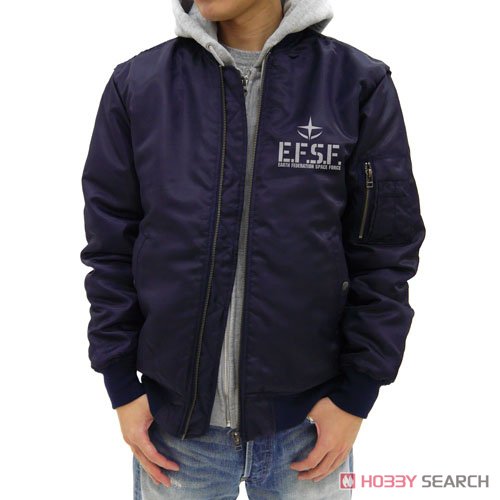 Mobile Suit Gundam E.F.S.F. MA-1 Jacket Navy XL (Anime Toy) Other picture3
