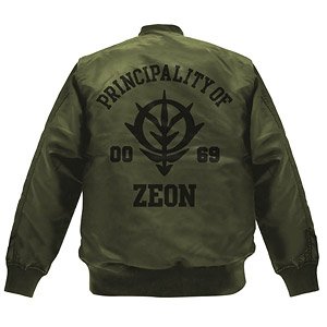 Mobile Suit Gundam ZEON MA-1 Jacket Moss L (Anime Toy)