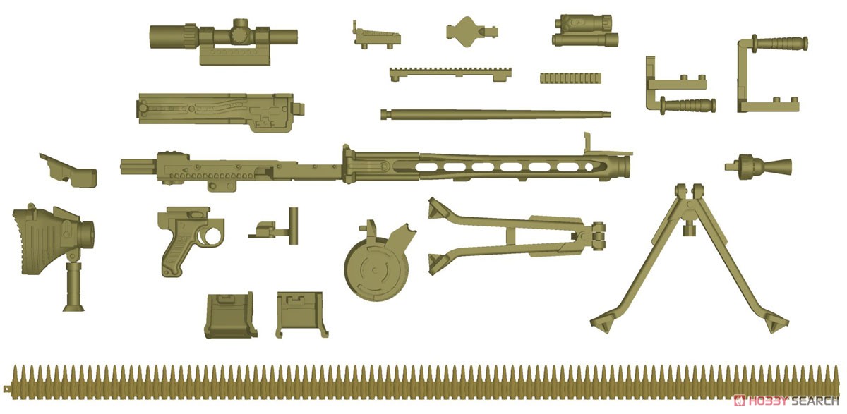 1/12 Little Armory (LA064) MG3KWS Type (Plastic model) Item picture2