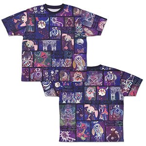 Puella Magi Madoka Magica Part 1: Beginnings/Part 2: Eternal Witch Double Side Full Graphic T-Shirt M (Anime Toy)
