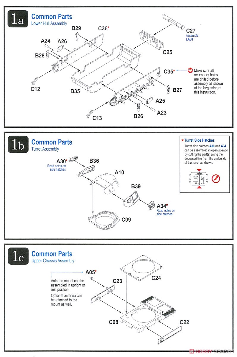 Panzer III Ausf E/F/G (Plastic model) 設計図2