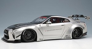 LB WORKS GT-R Type 1.5 Special Edition 2017 シルバー (ミニカー)