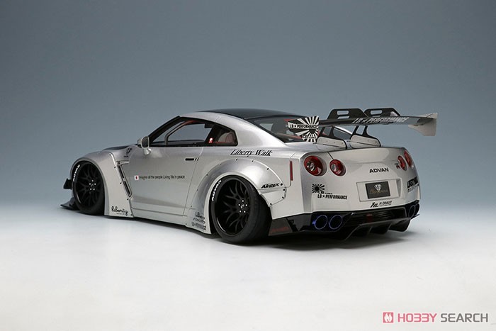 LB WORKS GT-R Type 1.5 Special Edition 2017 シルバー (ミニカー) 商品画像3