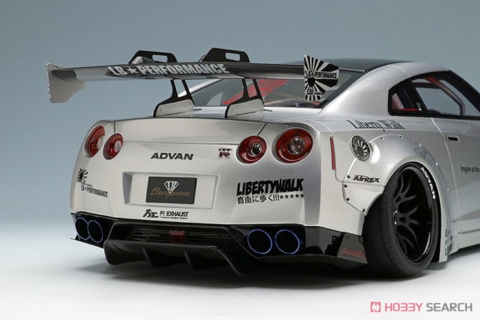LB WORKS GT-R Type 1.5 Special Edition 2017 シルバー (ミニカー) 商品画像9