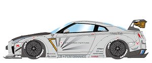LB WORKS GT-R Type 1.5 Special Edition 2017 マットグレー (ミニカー)
