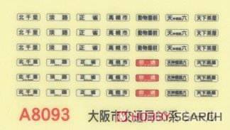 大阪市交通局 60系 パンタグラフ集電方式 非冷房車両 側面茶帯 8両セット (8両セット) (鉄道模型) 中身1