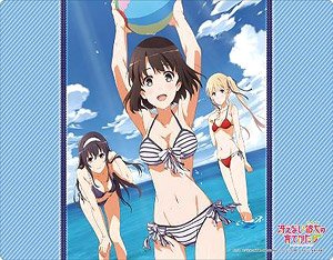 Bushiroad Rubber Mat Collection Vol.741 Saekano: How to Raise a Boring Girlfriend Flat [Megumi & Eriri & Utaha] Part.3 (Card Supplies)