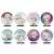 Uzaki-chan Wants to Hang Out! Metallic Can Badge (Set of 8) (Anime Toy) Item picture1