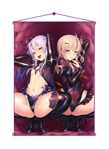 左藤空気 B2タペストリー 『悪堕ち魔法少女姉妹サキュメアラピス、サキュメアステラ誘惑Ver.』 (キャラクターグッズ)