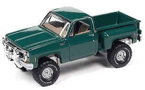 1980 Chevrolet Custom Deluxe 10 Step Side (Bright Green) (Diecast Car)
