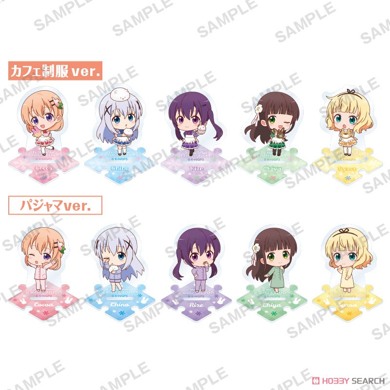 Is the Order a Rabbit? BLOOM Tsunagaru Petit Acrylic Stand (Set of 10) (Anime Toy) Item picture1