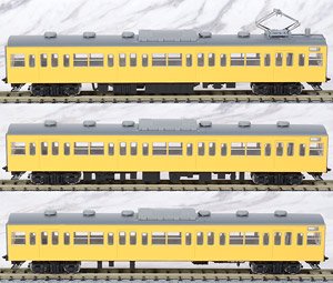 J.N.R. Commuter Train Series 103 (Unitized Window/Yellow) Additional Set (Add-On 3-Car Set)