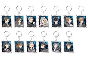 13 Sentinels:Aegis Rim Stamp Style Metal Key Ring (Set of 13) (Anime Toy)