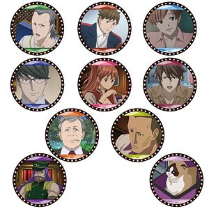 Kabukicho Sherlock Trading Can Badge (Set of 10) (Anime Toy)