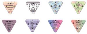 Yurucamp Garland Style Can Badge (Set of 8) (Anime Toy)