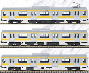 1/80(HO) J.R. Electric Car Series E231-500 (Chuo Line / Sobu Line Local Train) Additional Set M (Add-On 3-Car Set) (Model Train)
