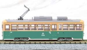 The Railway Collection Toyama Chiho Railway Tram Line Type DE7000 #7018 (Old Color) (Model Train)