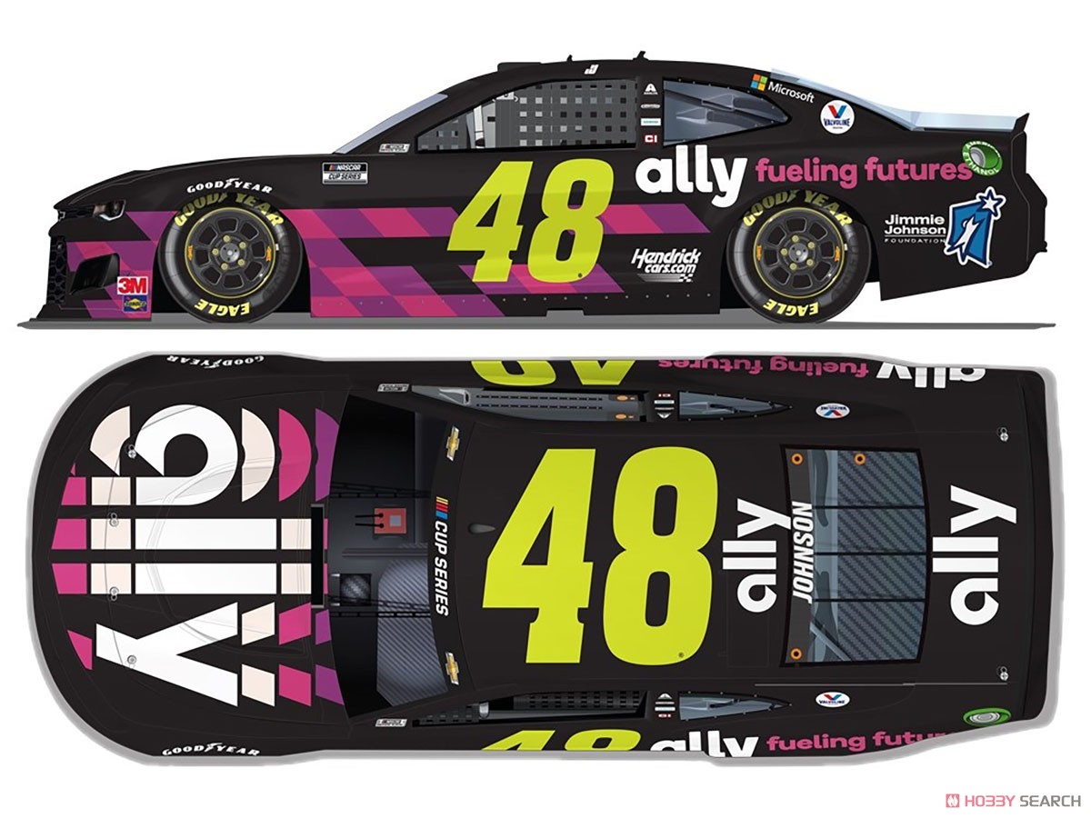 `Jimmie Johnson` Ally Fueling Futures Chevrolet Camaro NASCAR 2020 (Hood Open Series) (Diecast Car) Other picture1