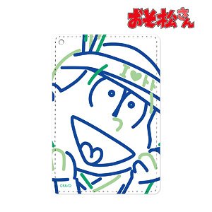 おそ松さん チョロ松 ラインアート 1ポケットパスケース (キャラクターグッズ)