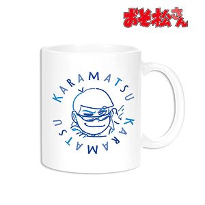 Osomatsu-san Karamatsu Line Art Mug Cup (Anime Toy)