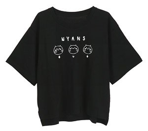 「抱かれたい男1位に脅されています。」 NYANS Tシャツ 黒 M (キャラクターグッズ)