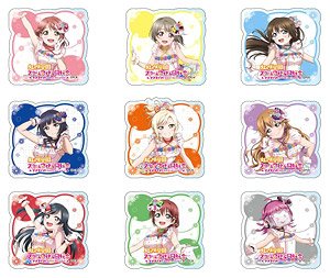 Love Live! Nijigasaki High School School Idol Club Acrylic Badge Love U My Friends Ver. (Set of 9) (Anime Toy)